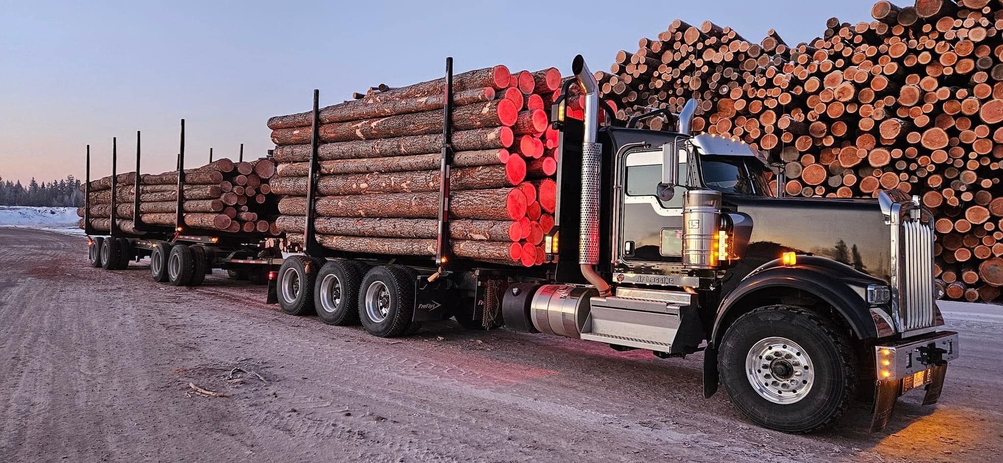 JF Logging - Looking for short and long log trucks to... | Facebook