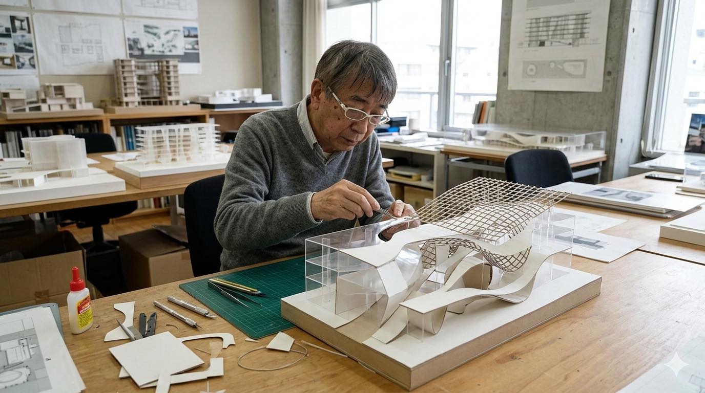 Toyo ito making model 😍