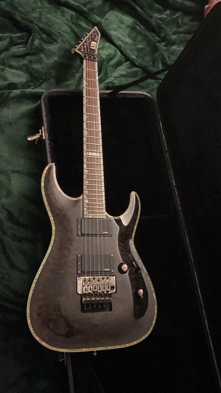 My 2008 LTD MH-1000 DELUXE 💪💙🤘🐺👑🪓 EMG 81/85 Floyd Rose 1000