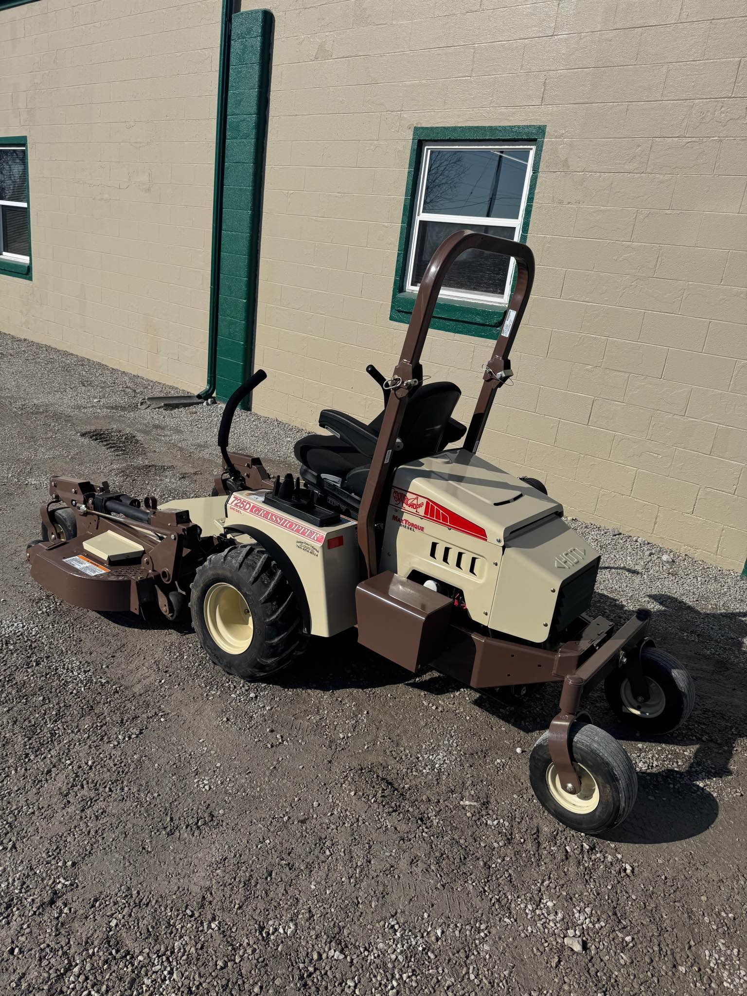 GRASSHOPPER 725DT DIESEL,GRAMMER SEAT,FOLDING ROPS, 61 POWERFOLD - Lawn ...