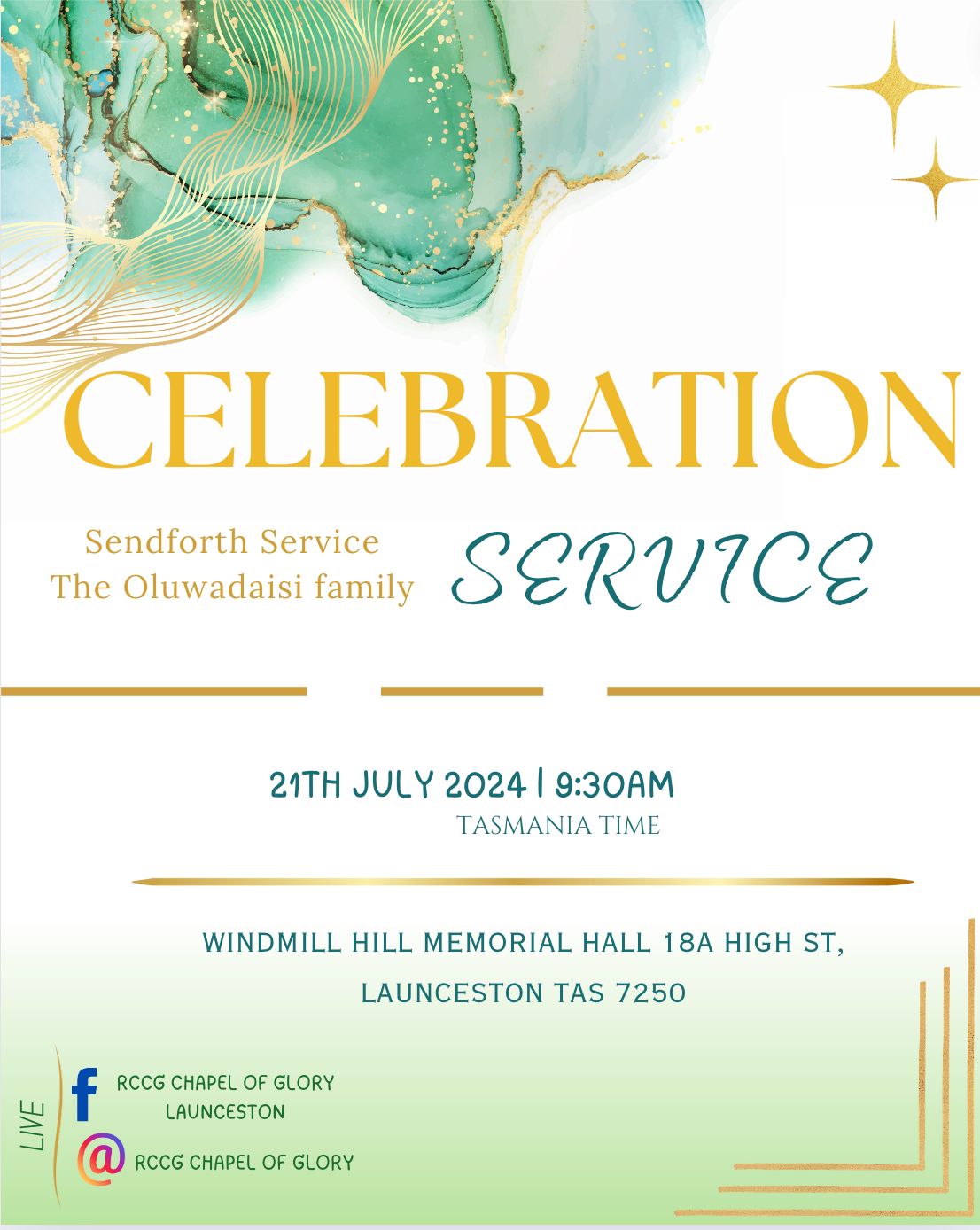 RCCG Chapel of Glory, Launceston | Launceston TAS