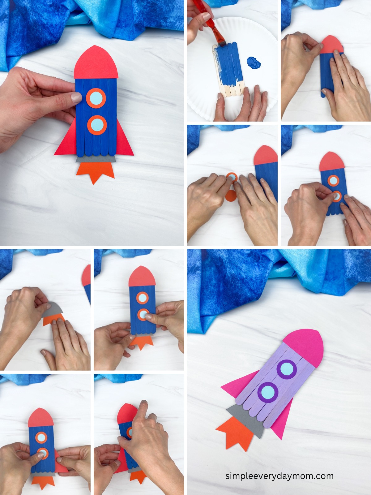 🚀 Rocket Popsicle Stick Craft ️ Get... - Fun Crafts For Kids | Facebook