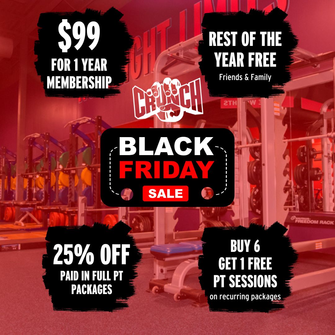 Crunch Fitness - 🌟 Black Friday Specials at Crunch...