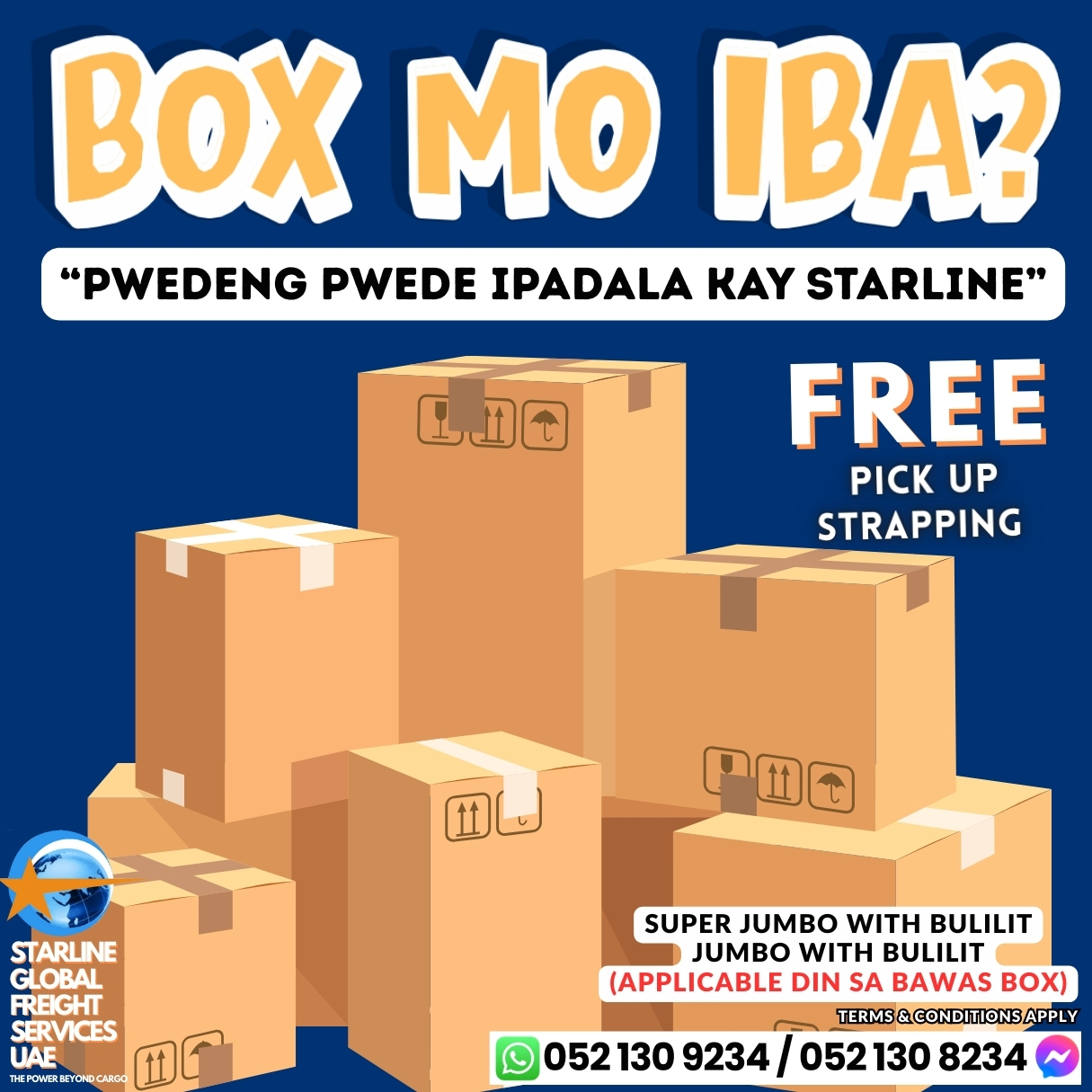 📦 TANGGAP NAMIN ANG BOX MULA... - Starline Global Cargo - UAE | Facebook