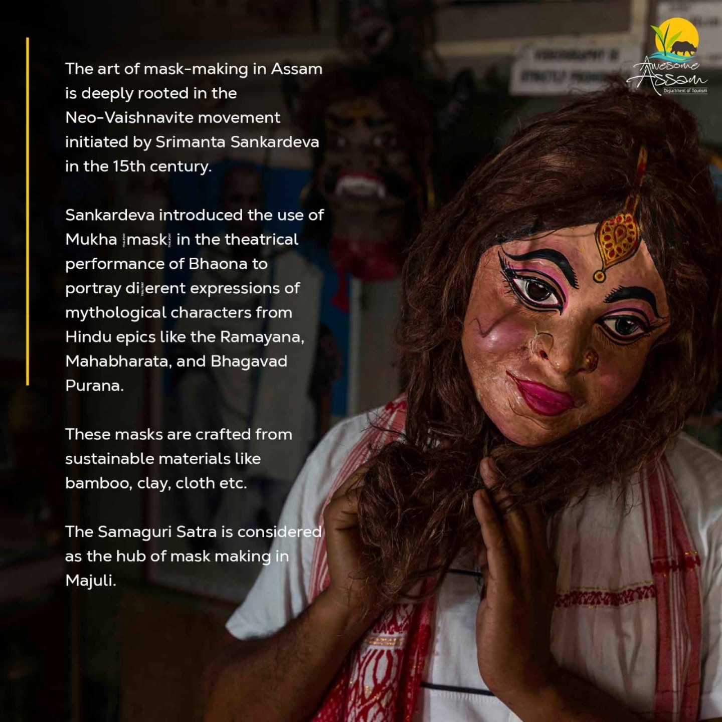 Awesome Assam - Samaguri Satra in Majuli is renowned for... | Facebook