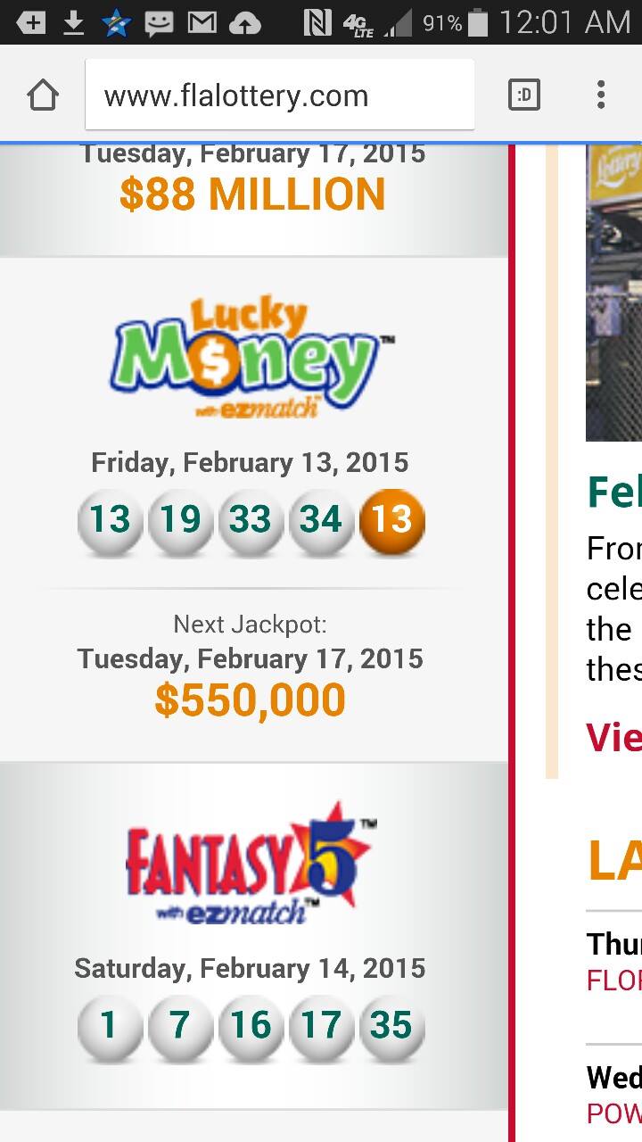Powerball Lottery Winning Numbers Fibonacci Sequence