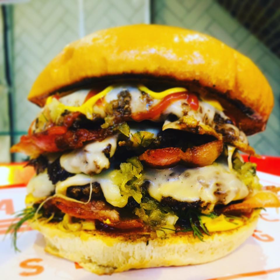 Meat:Stack - The Triple Quarter Pounder A true legend of...