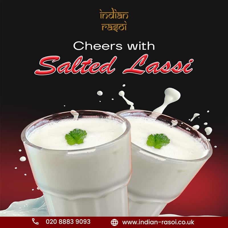 Indian - Here's a Facebook caption for your Salted Lassi post ...