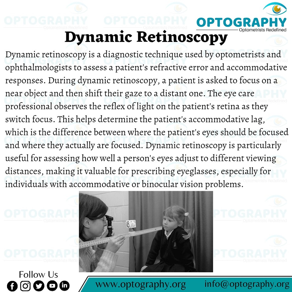 Optography - Dynamic retinoscopy is a diagnostic technique... | Facebook