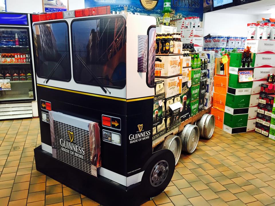 Belair Liquors - Our Guinness Fire truck is fully loaded...