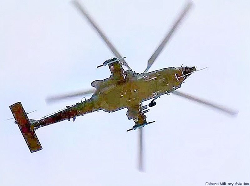 Alleged Photos of China's Heavy Attack Z-21 Helicopter