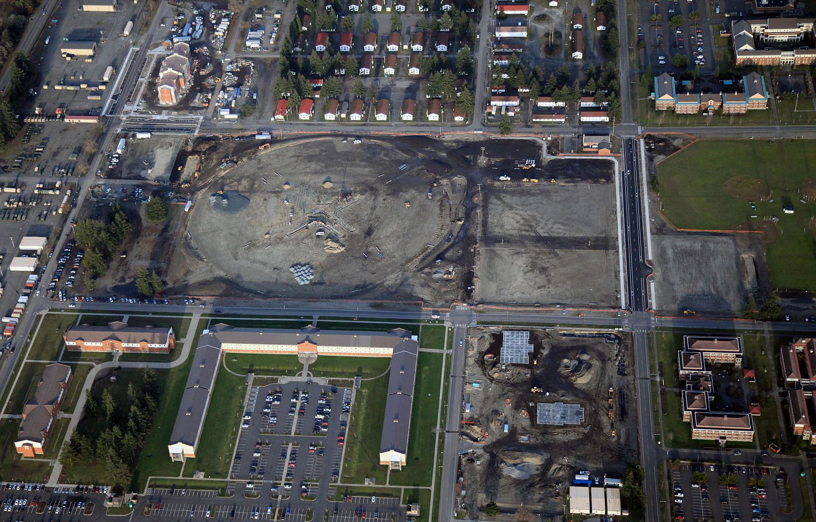 U.S. - Construction on Joint Base Lewis-McChord's Lewis North Athletic ...