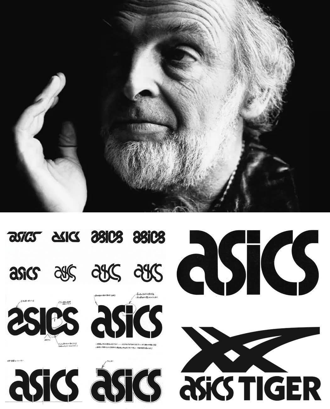 The iconic ASICS logotype was crafted in 1977 by Alan Peckolick