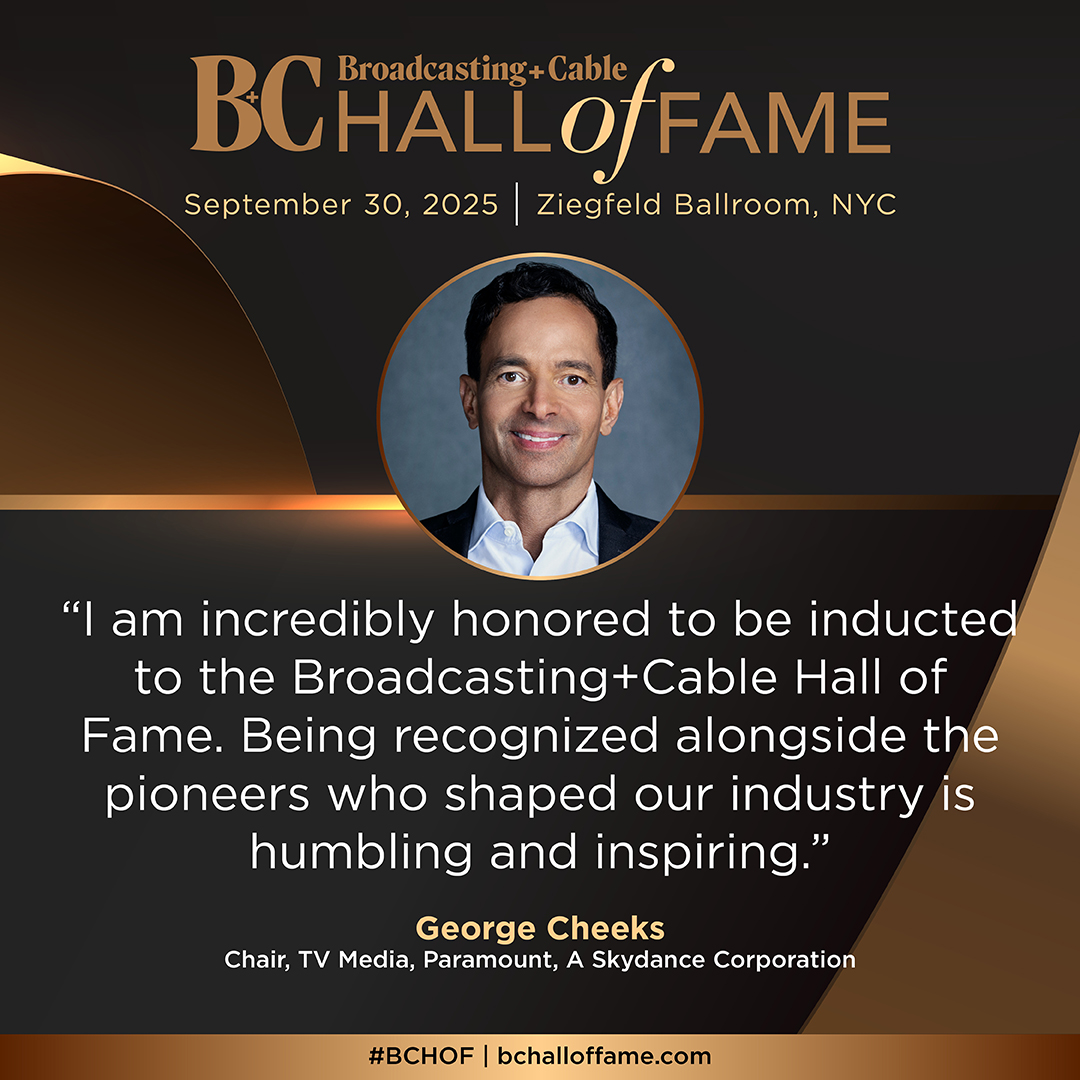 Broadcasting+Cable - We’re thrilled to celebrate @George Cheeks, Chair ...