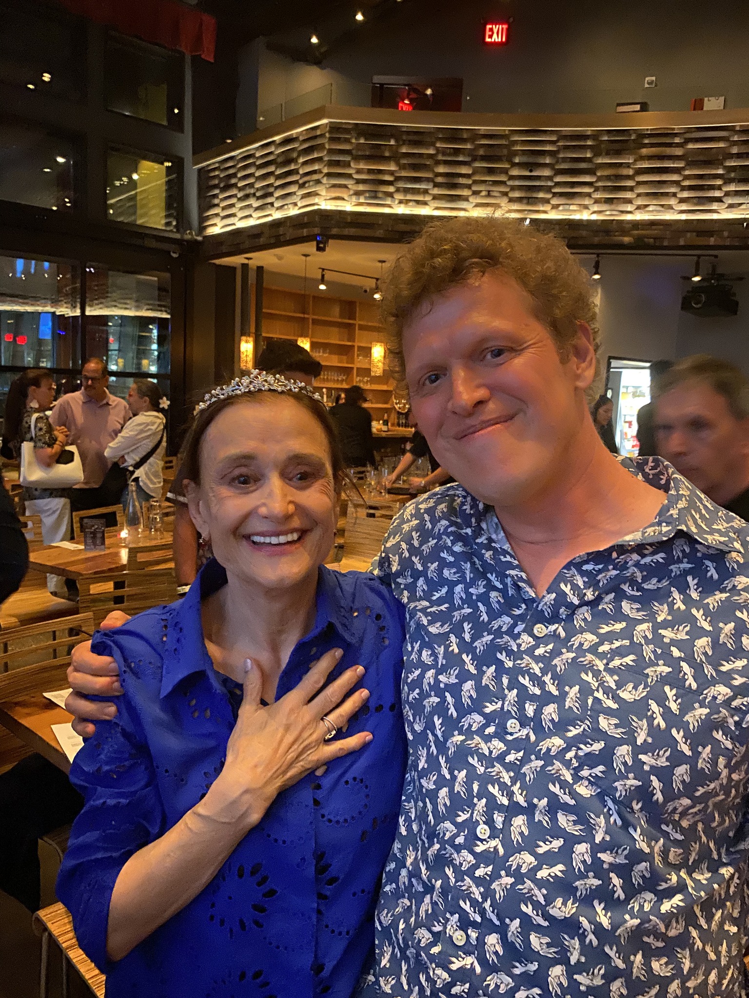 Meeting Linda Thompson at Richard Thompson's City Winery NYC concert