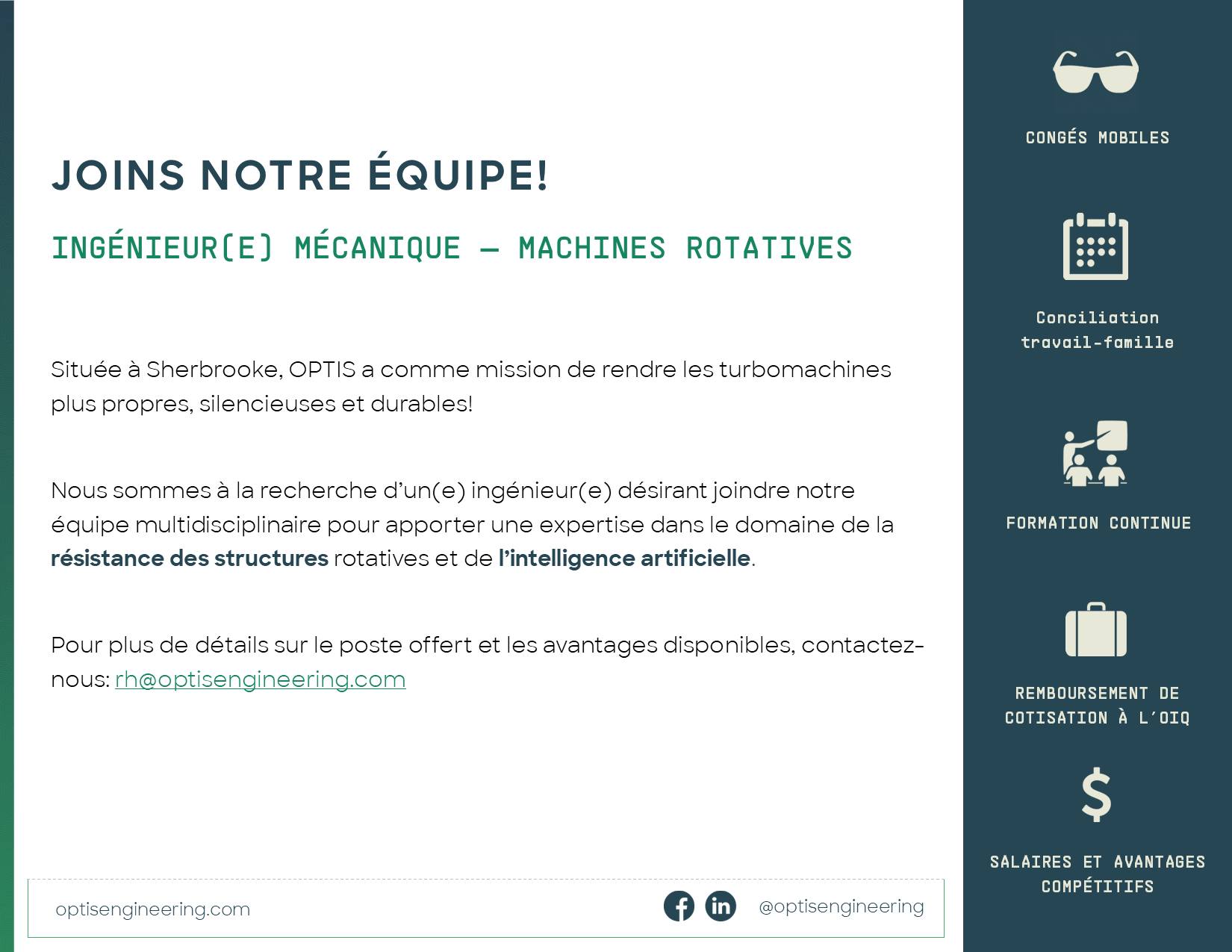 Optis Engineering | Sherbrooke QC