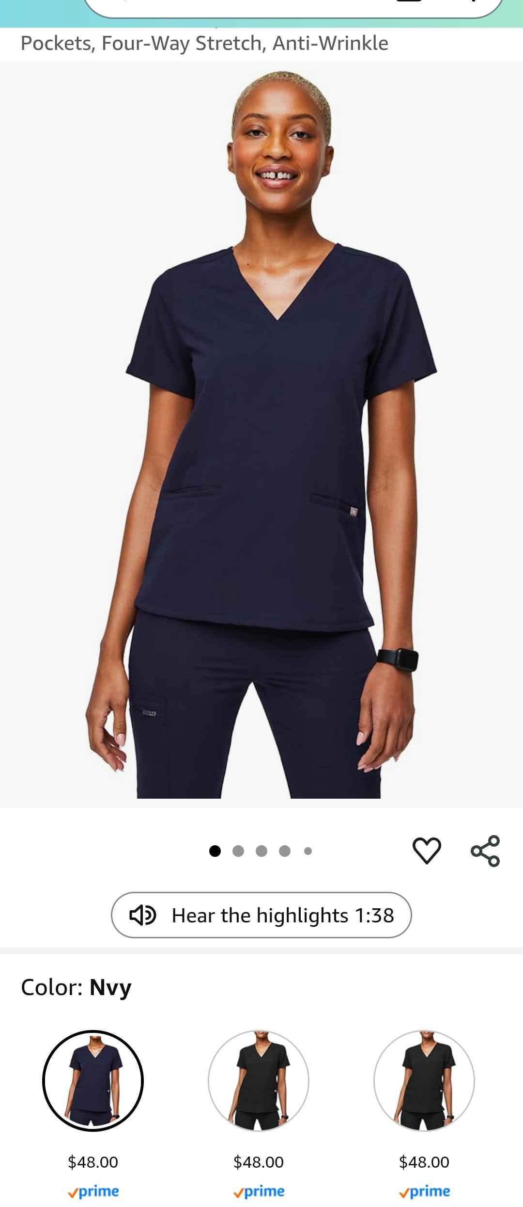 5 sets of womens navy scrubs - Tops & T-Shirts - Edison, New Jersey ...