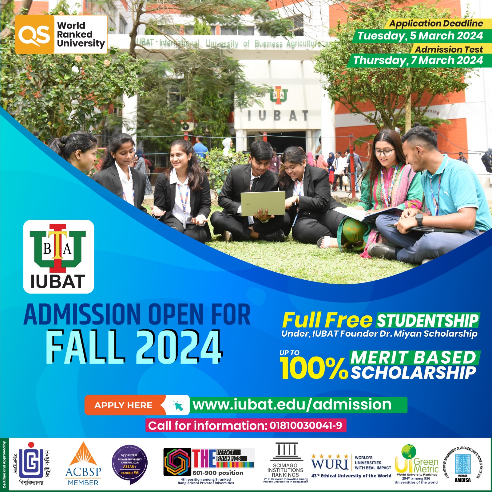 IUBAT - Bachelor of Science in Mechanical Engineering | Dhaka