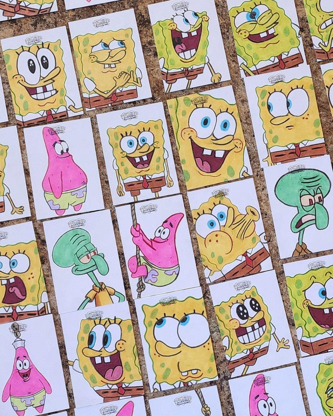 Squidward Gallery from 2025 Topps Chrome Sponge Bob…