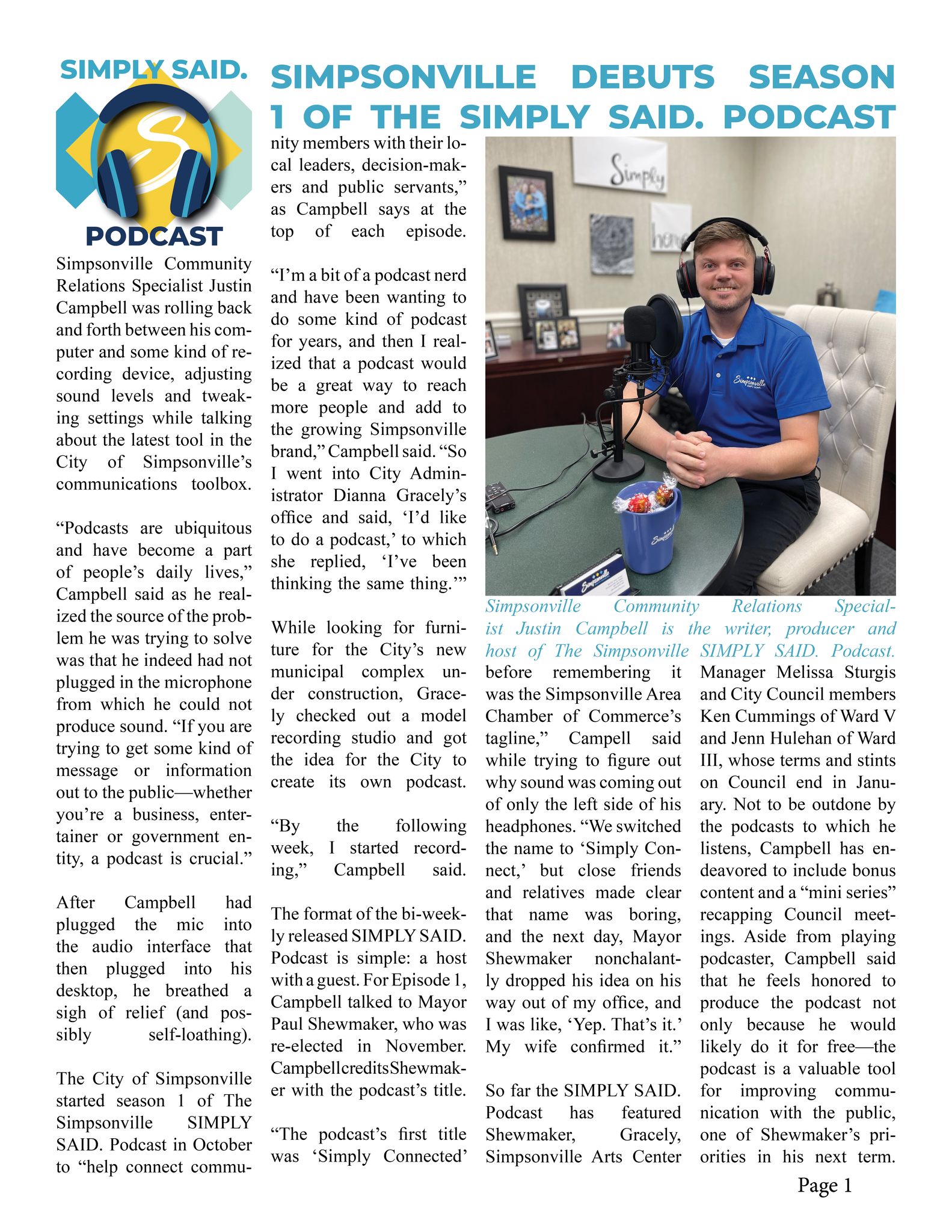 SIMPLY SAID. Podcast | Simpsonville SC