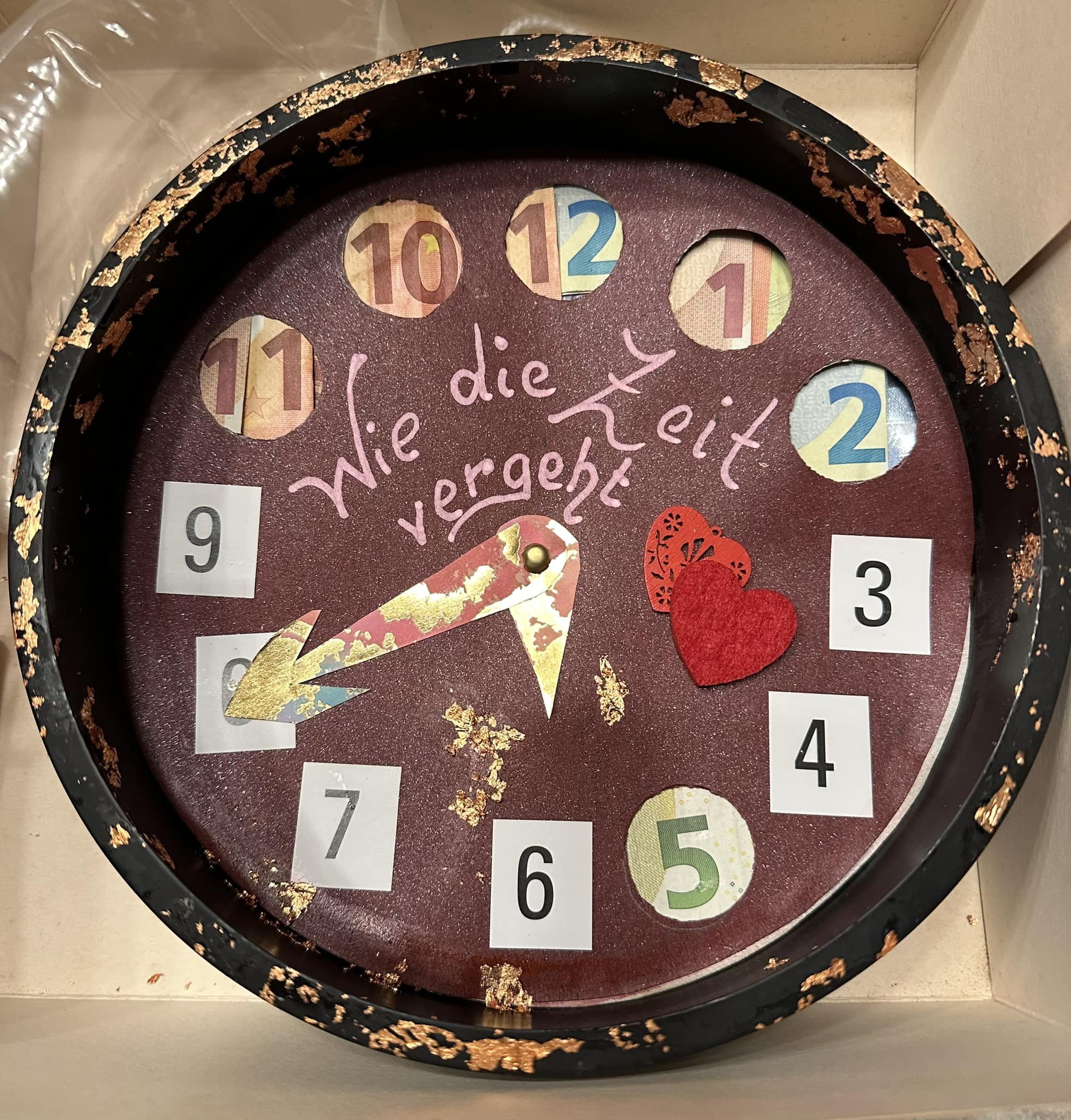 Dank einer Idee von hier hab ich ein Geschenk zur eisernen Hochzeit gemacht