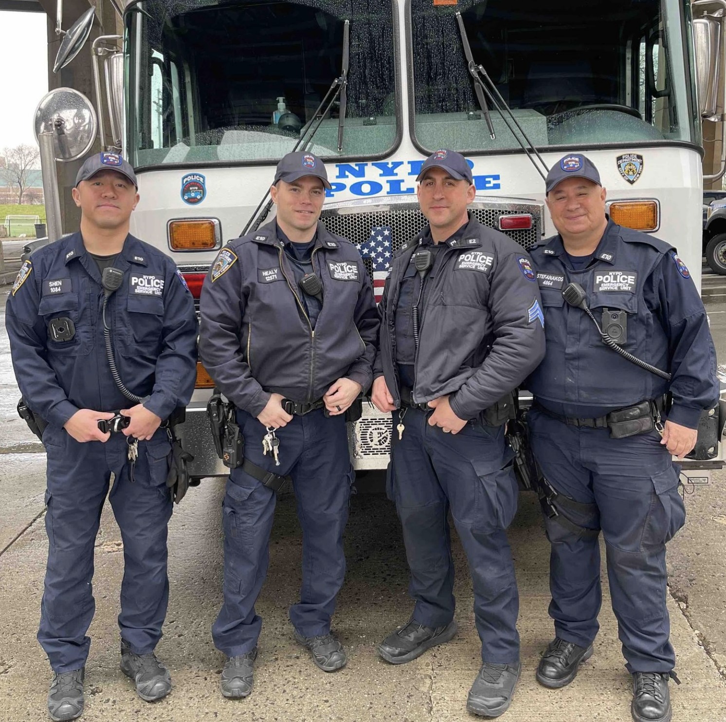 This Counterterrorism Bureau officer was in the right place at the