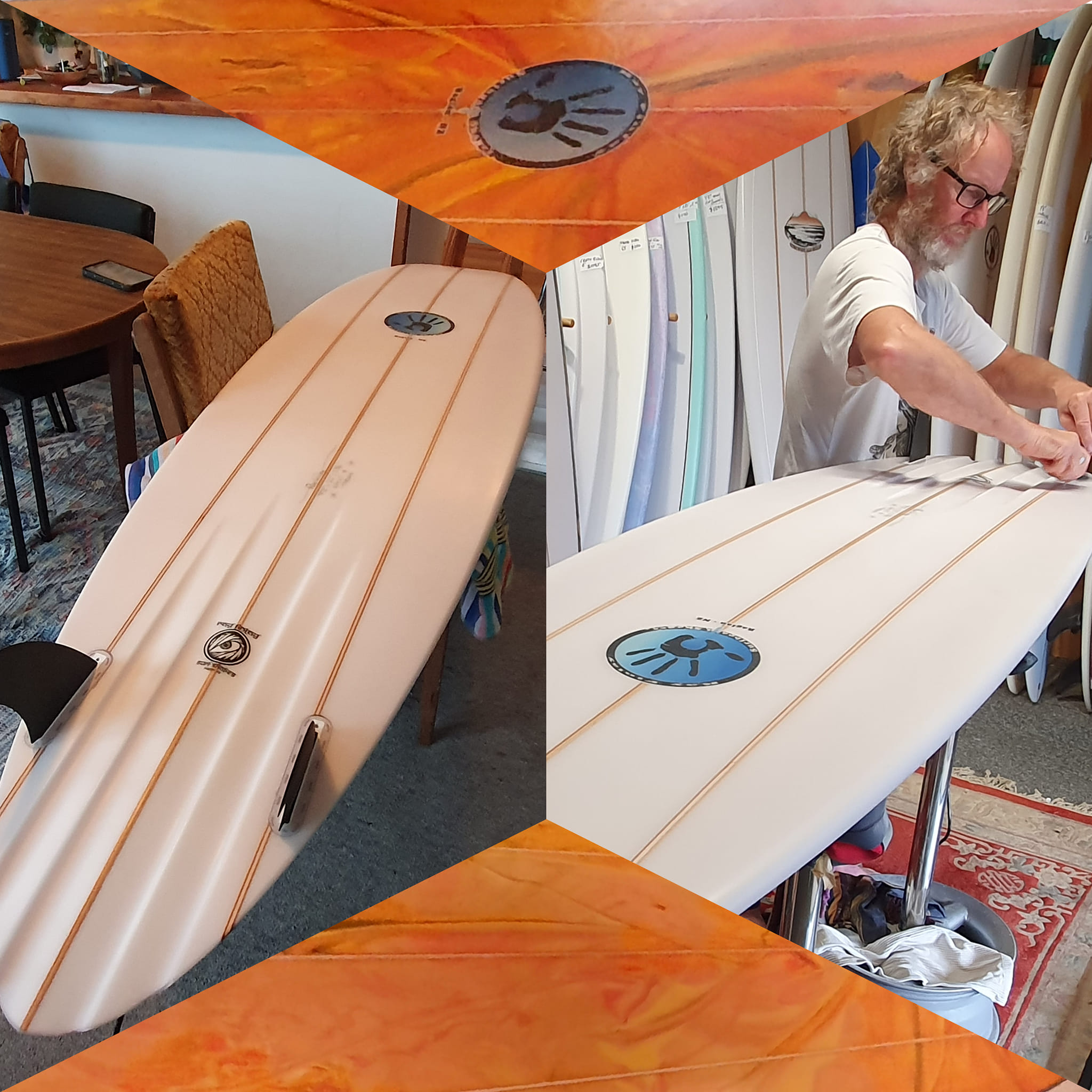 Ray Finlay Surfboard Shapes 5’6” Ray Finlay Surfboard Shapes 5'6” Ray Finlay - Byrning Spears