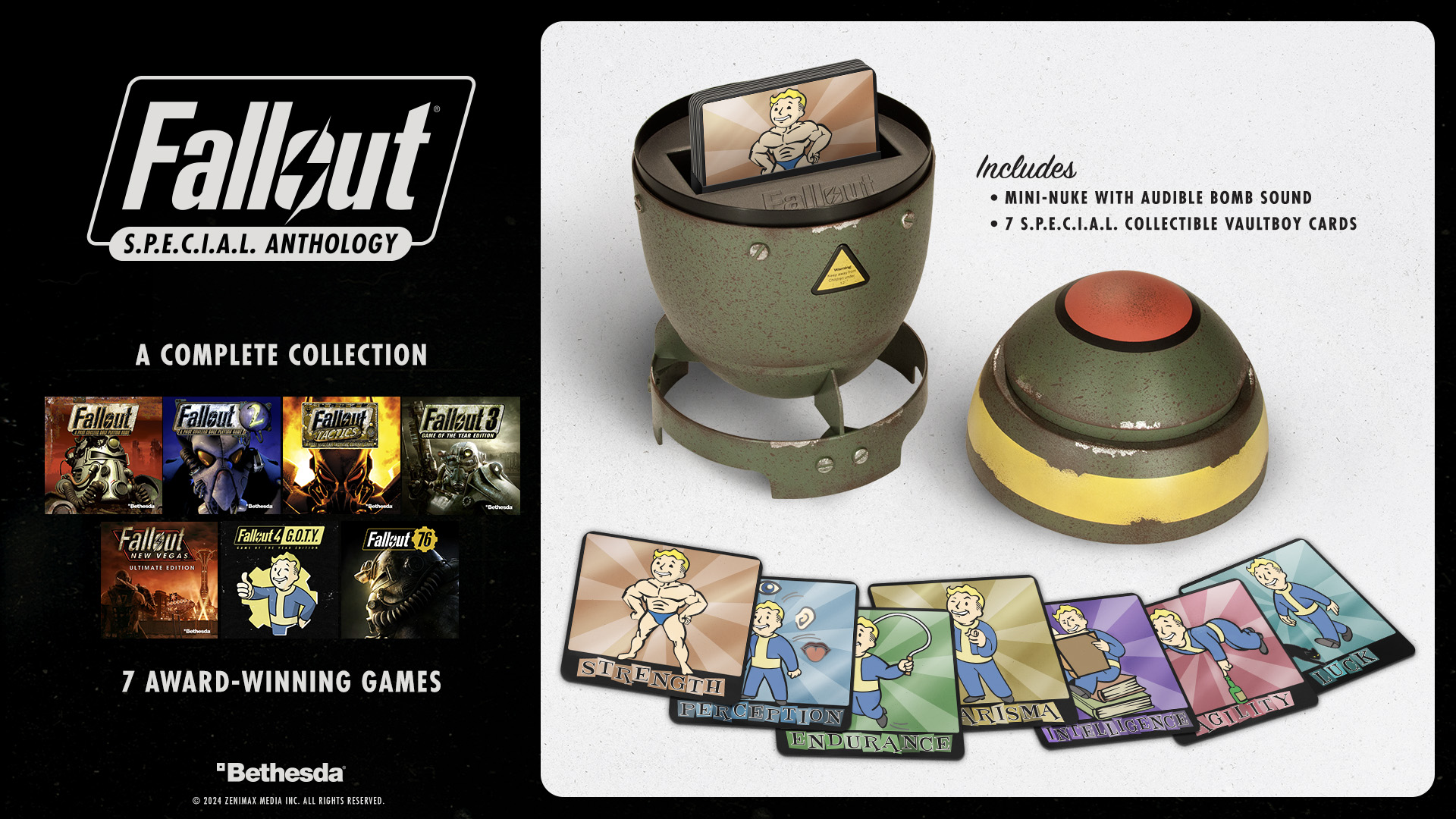 The Fallout 25th Anniversary Limited Edition Vinyl + signed CD are