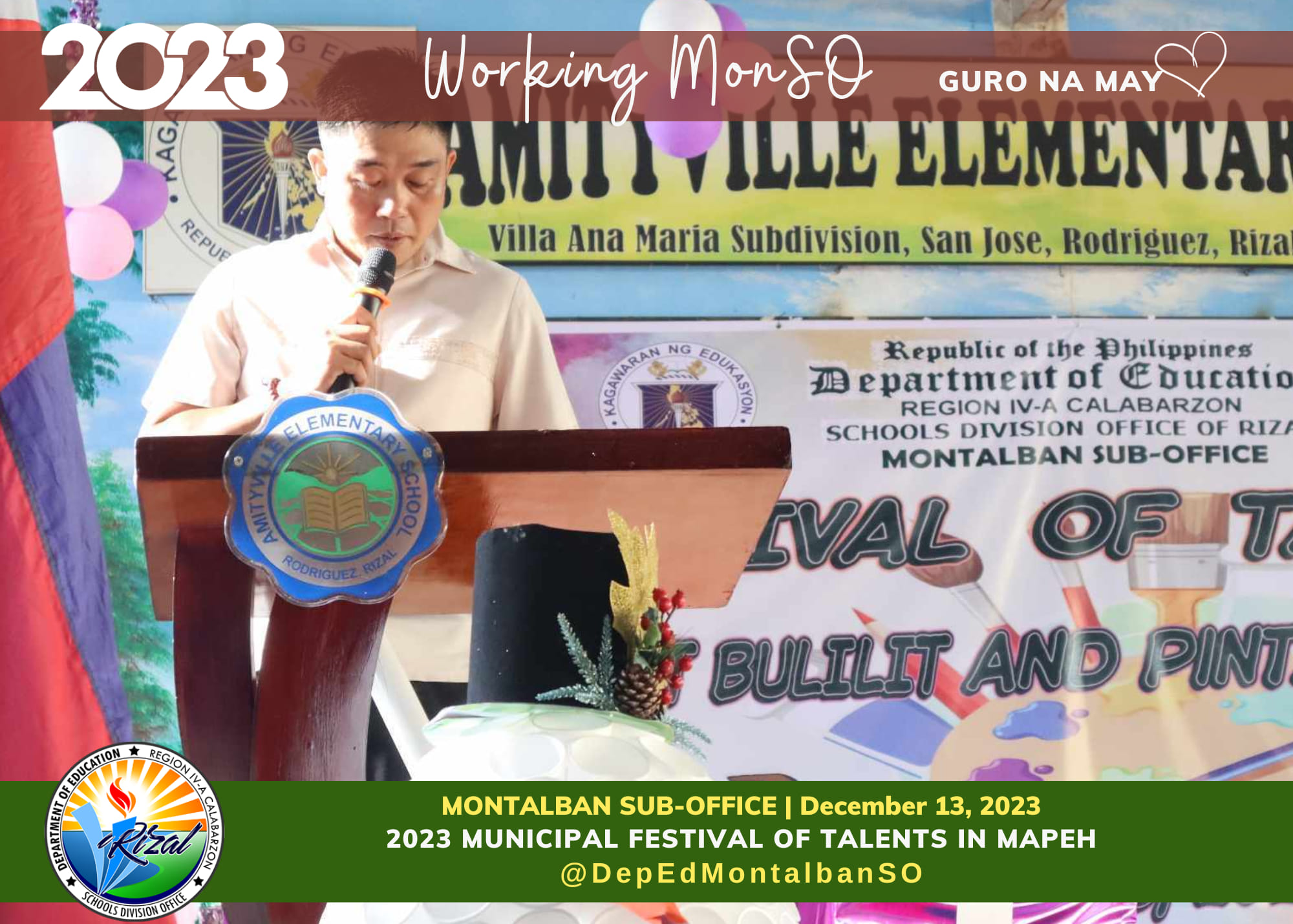 2023 Municipal Festival of... - Rodriguez Rizal Sub Office | Facebook