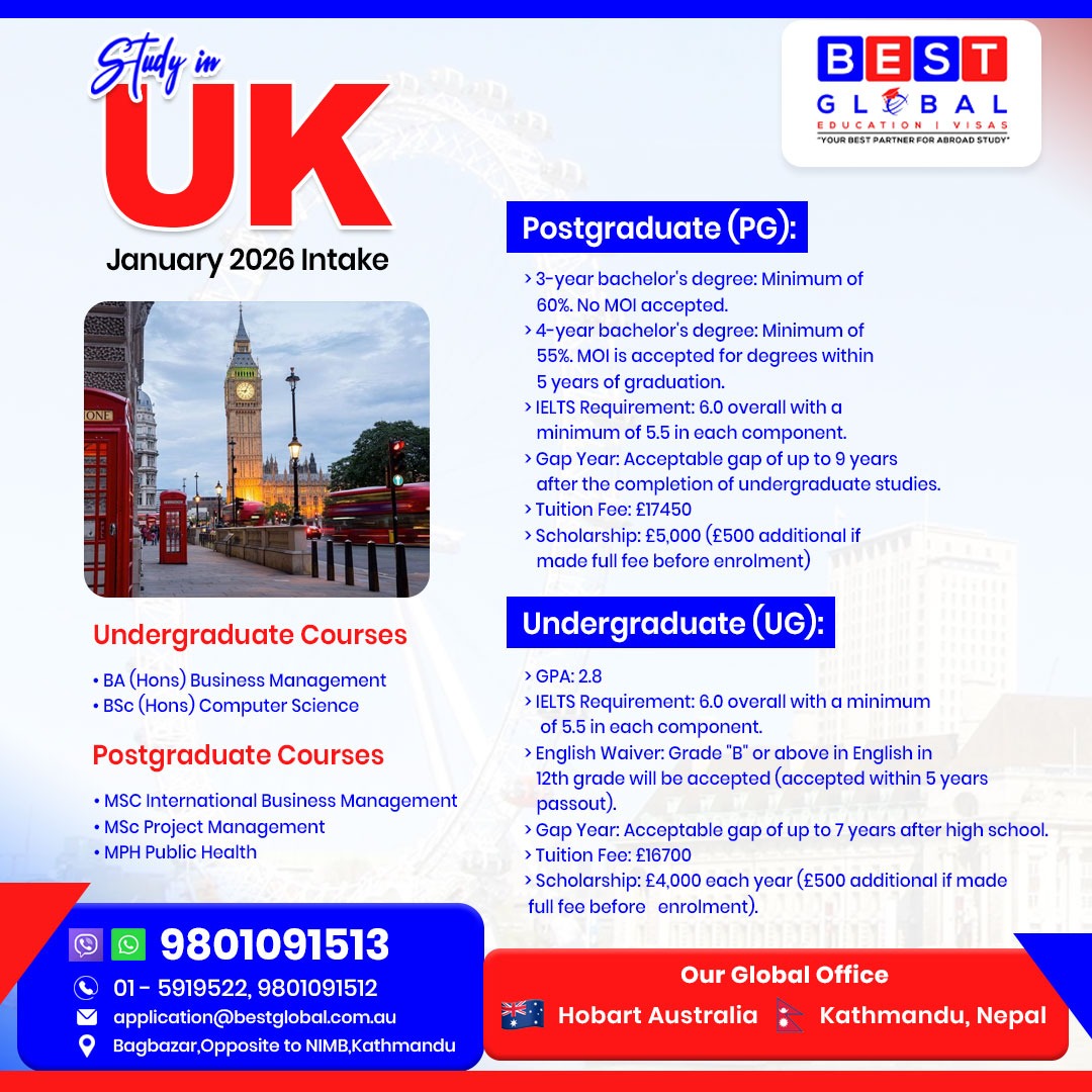 BEST - 🎓🇬🇧 Study in the UK – January 2026 Intake Now Open! Dreaming of ...