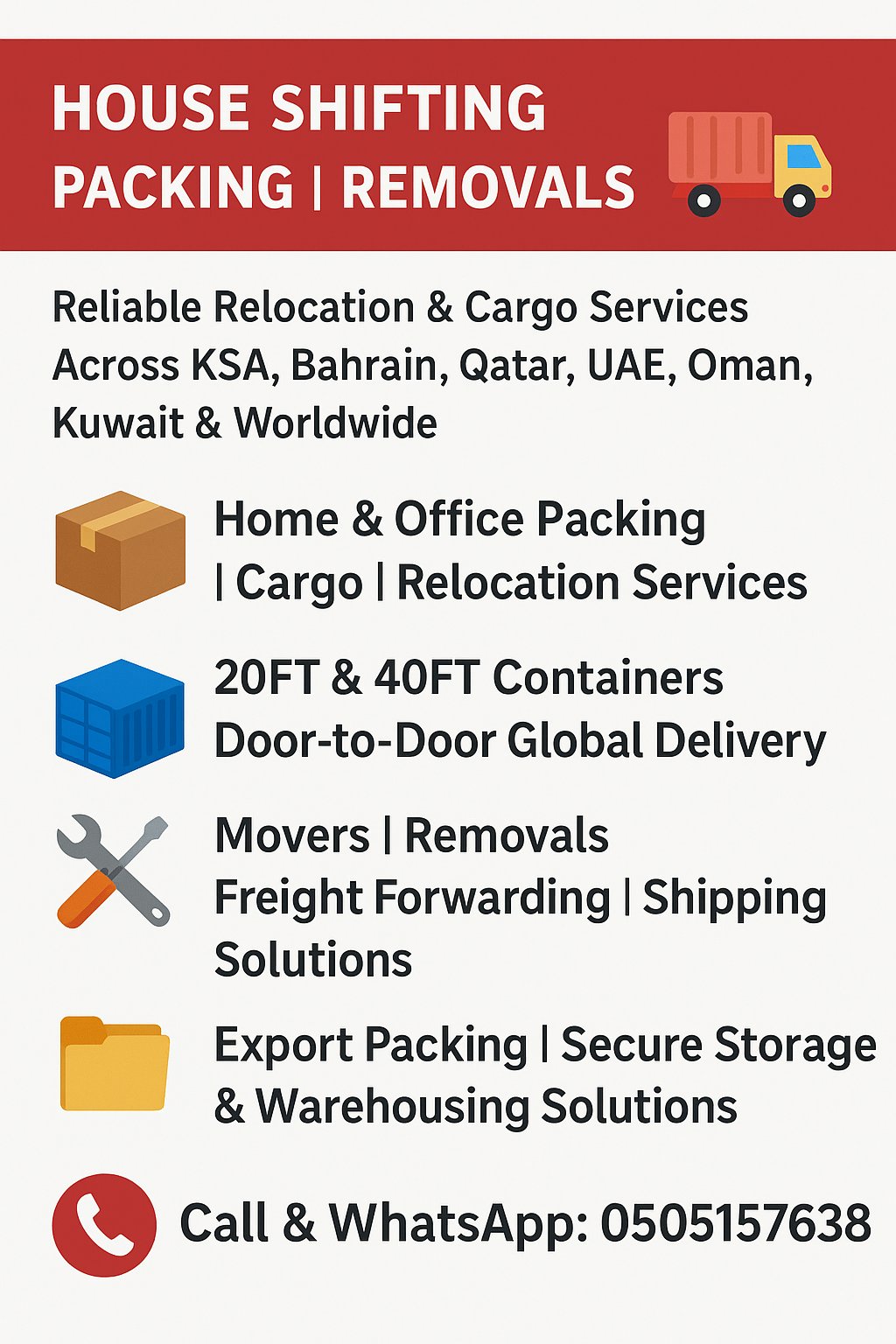 Movers & Packers in Saudi Arabia