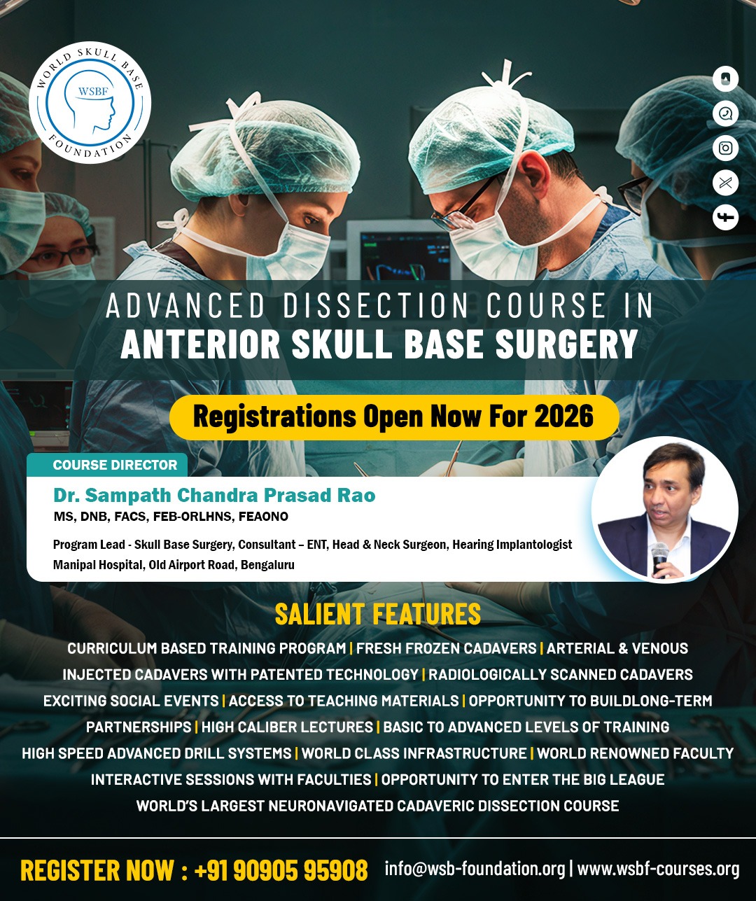 Bangalore - Registrations Open for 2026! Join the Advanced Dissection ...