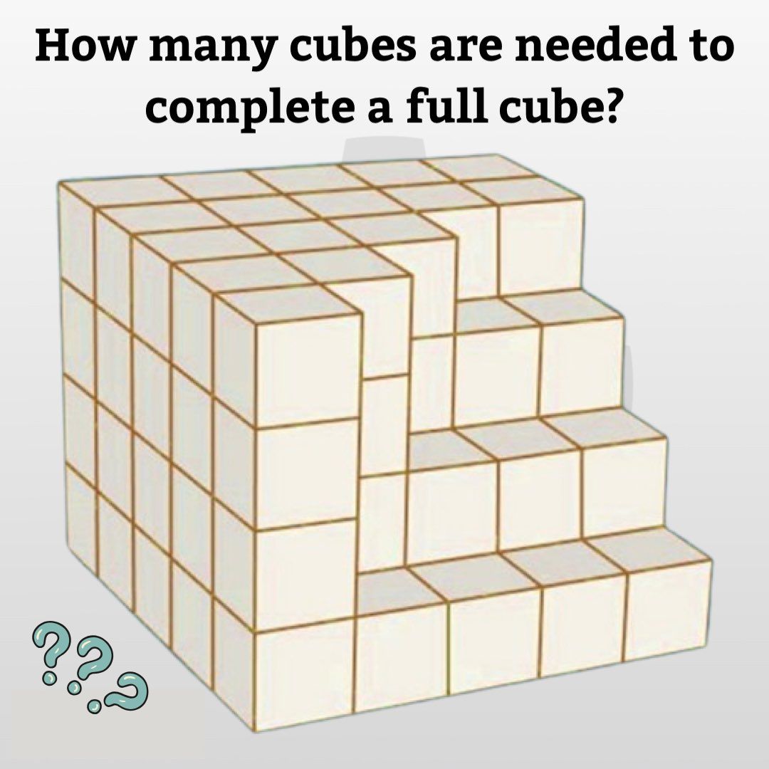 Architecture - How many cubes are needed to complete a full cube ...