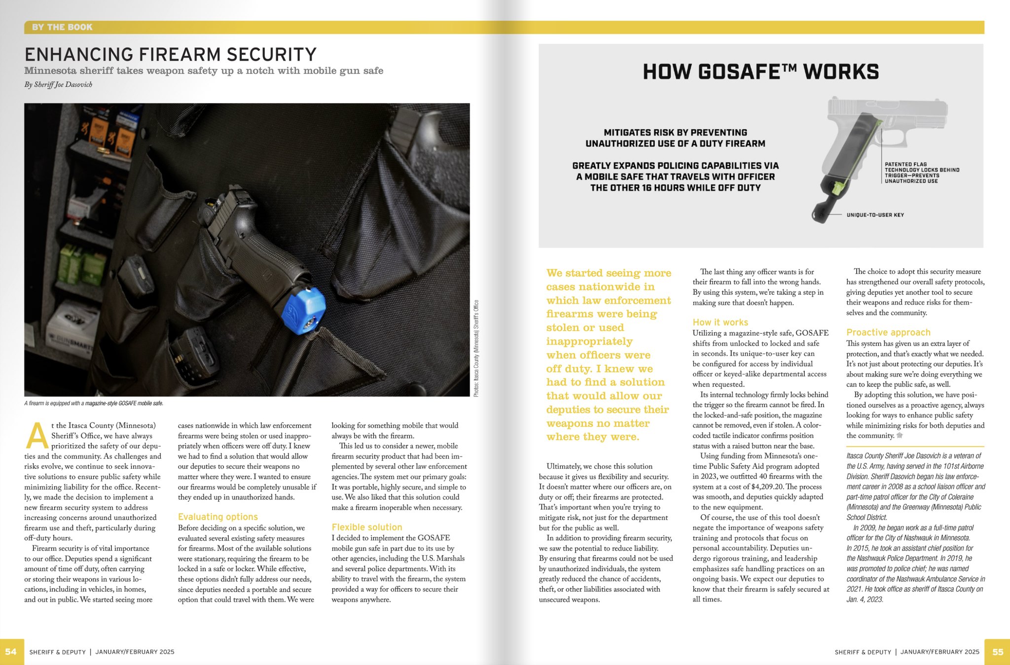 GOSAFE - We’re proud to announce that GOSAFE was featured in Sheriff ...