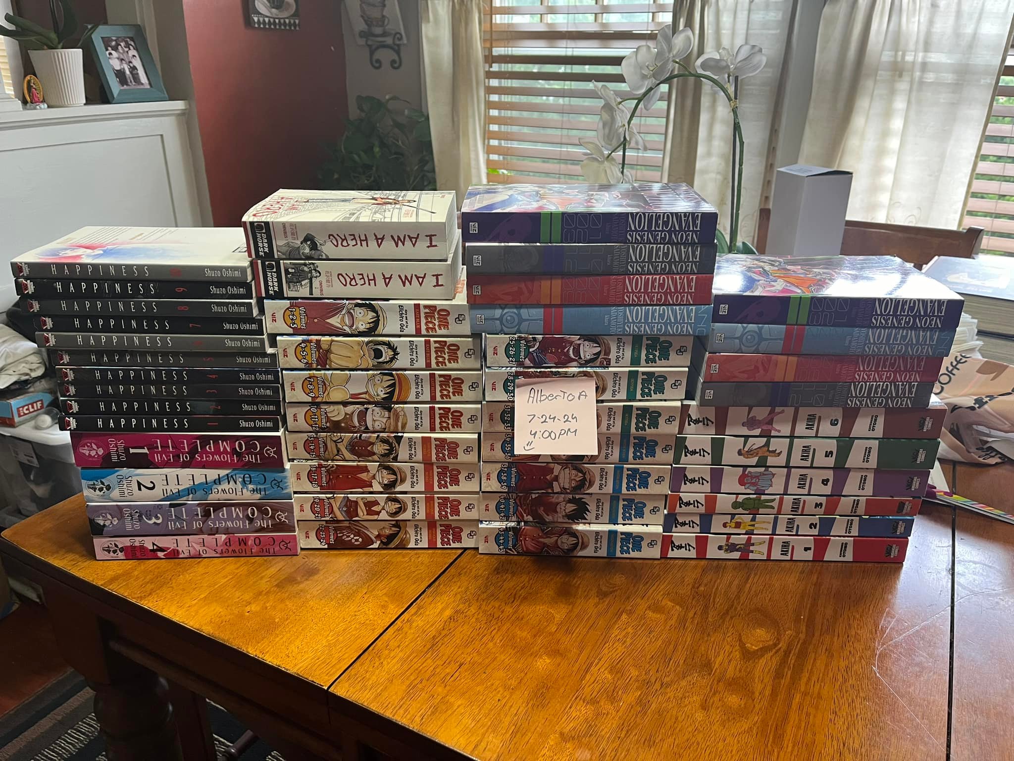 Excellent set of five paperback manga books from the Blue Period