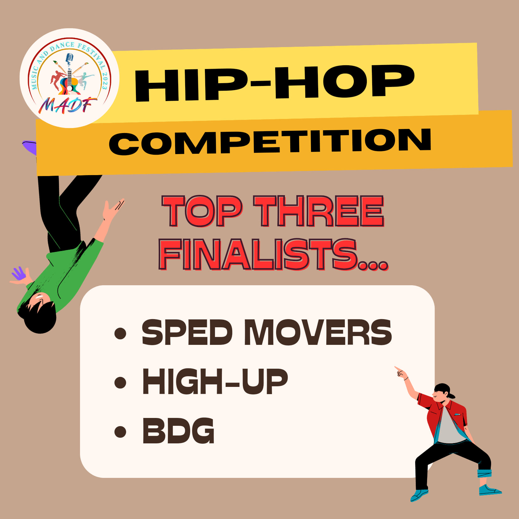 Presenting the Top Three Finalists vying to win the championship for ...