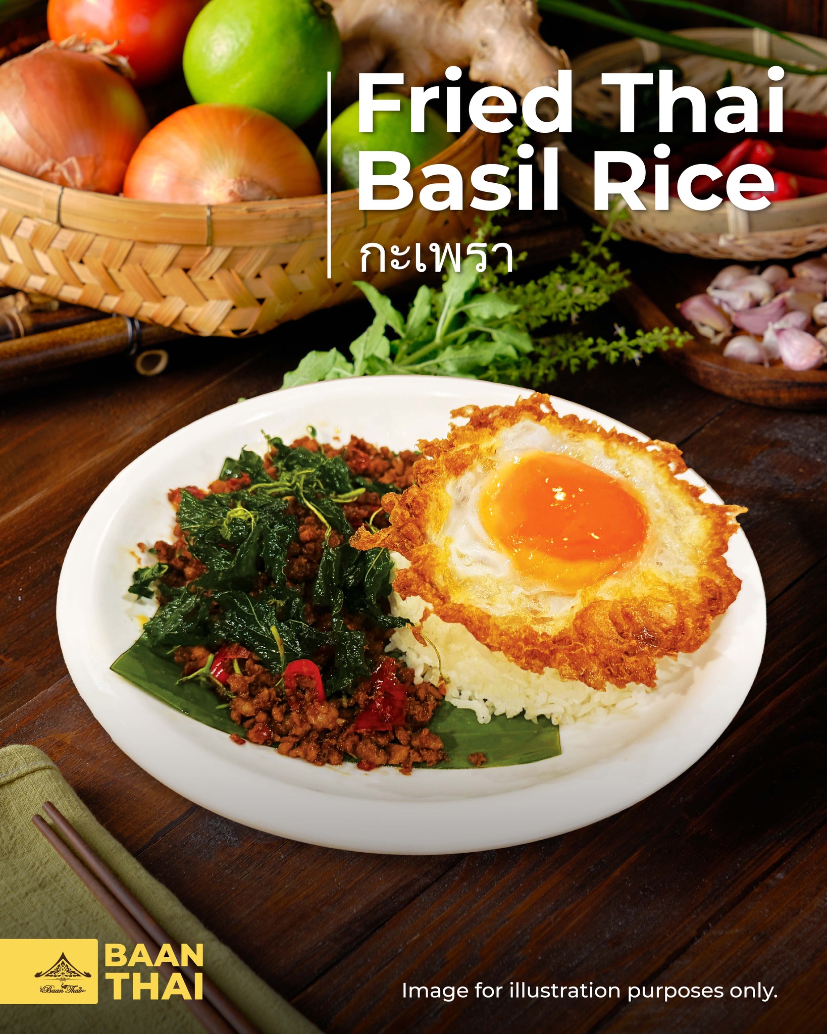 Baan - 🍲 Daily sold 90 plates of Fried Thai Basil Rice — are you one of ...