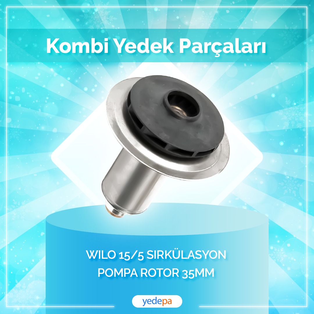 yedepa - Wilo 15/5 Sirkülasyon Pompa Rotor 35mm Wilo 15/5 Sirkülasyon ...