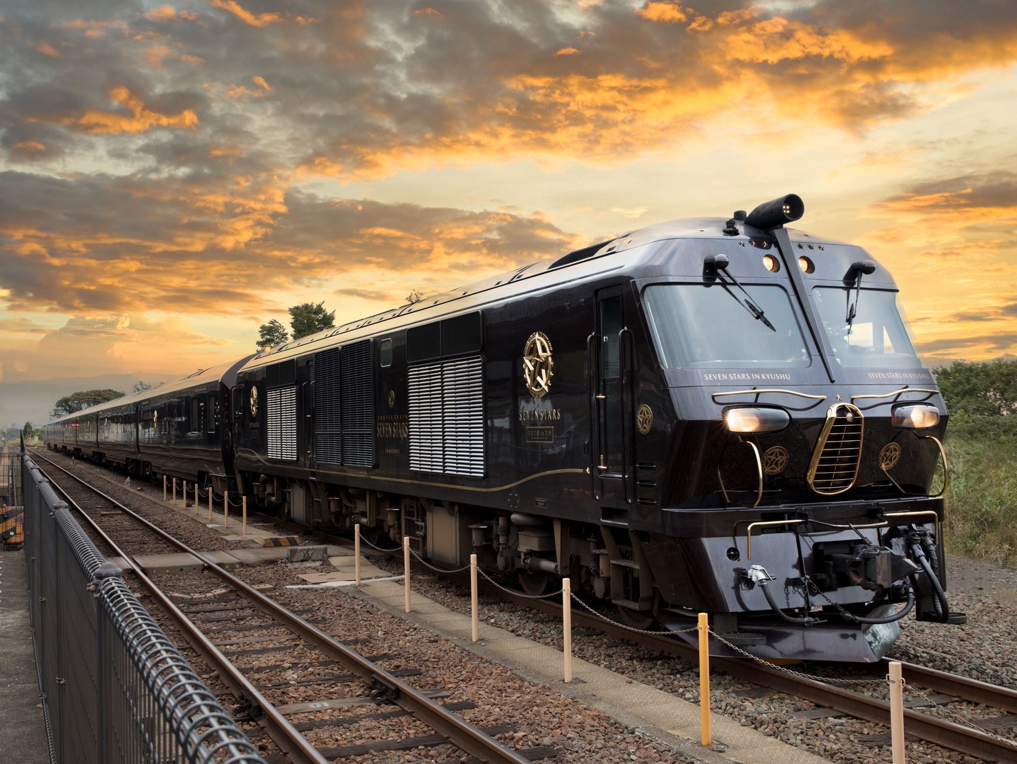 Two Stars 4047 Train in Kyushu, Japan: Route and Scenic Views