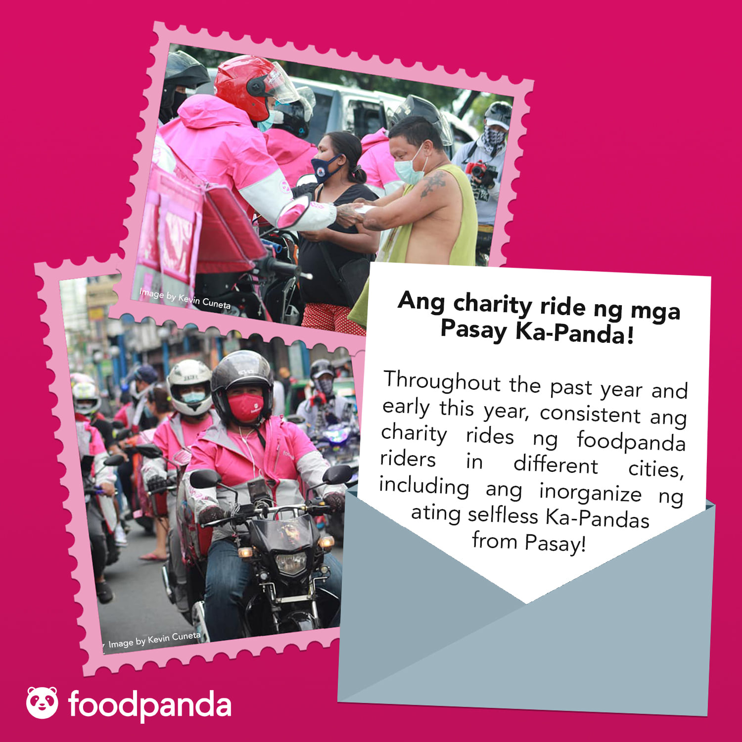 Ang charity rides ng ating Ka-Pandas ay... - foodpanda riders