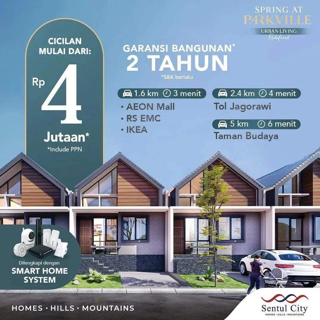 Sentul - *RUMAH DP 0 PERSEN atau TANPA DP* SENTUL CITY BOGOR *HARGA ...