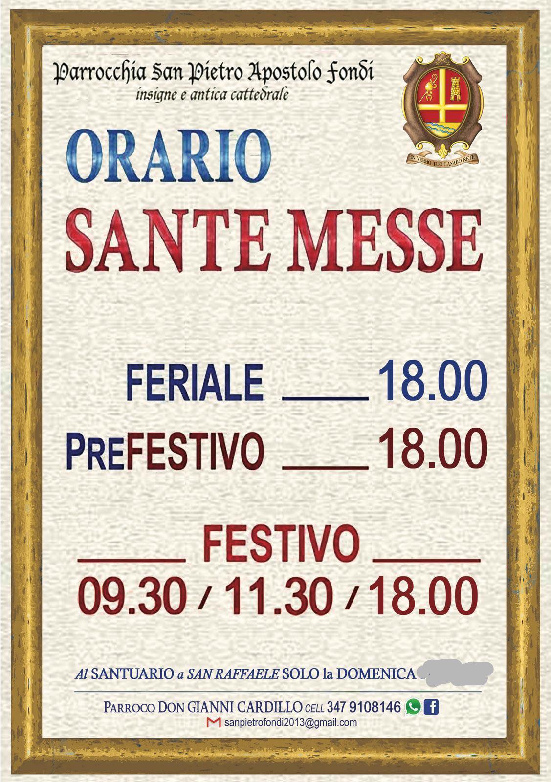 Parrocchia San... - Parrocchia San Pietro Apostolo Fondi