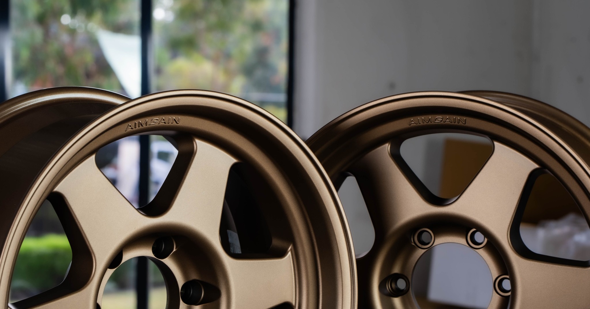 The signature design for Aimgain wheels, Aimgain G2M, now