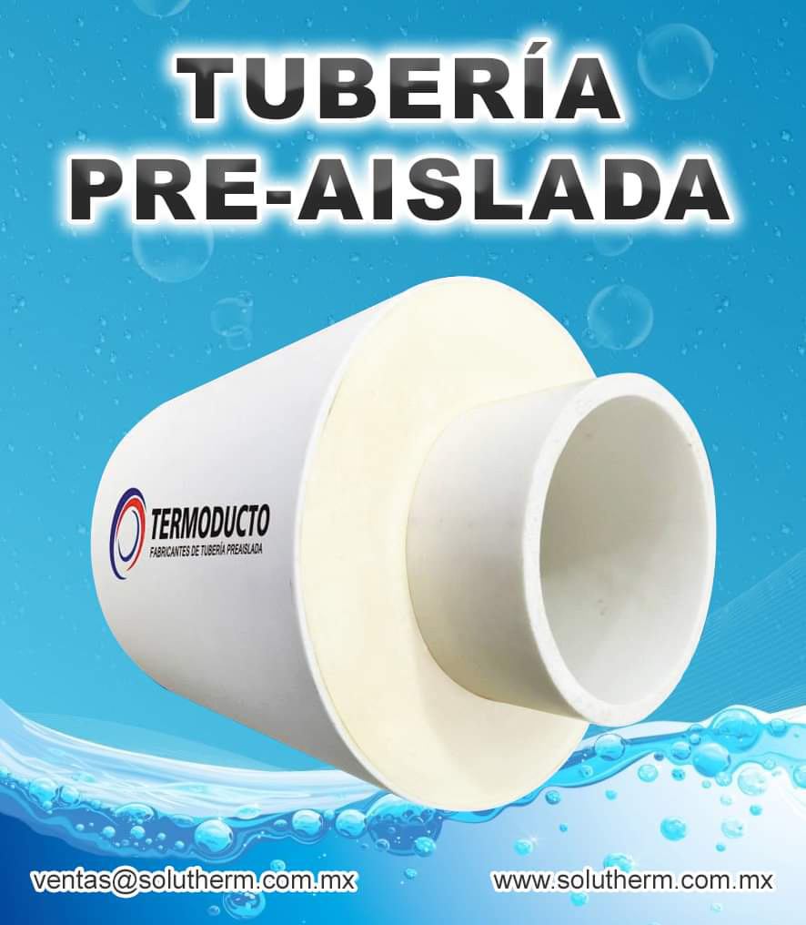 JVG - TERMODUCTO® Tuberías PVC Preaisladas con Aislamiento Térmico de ...