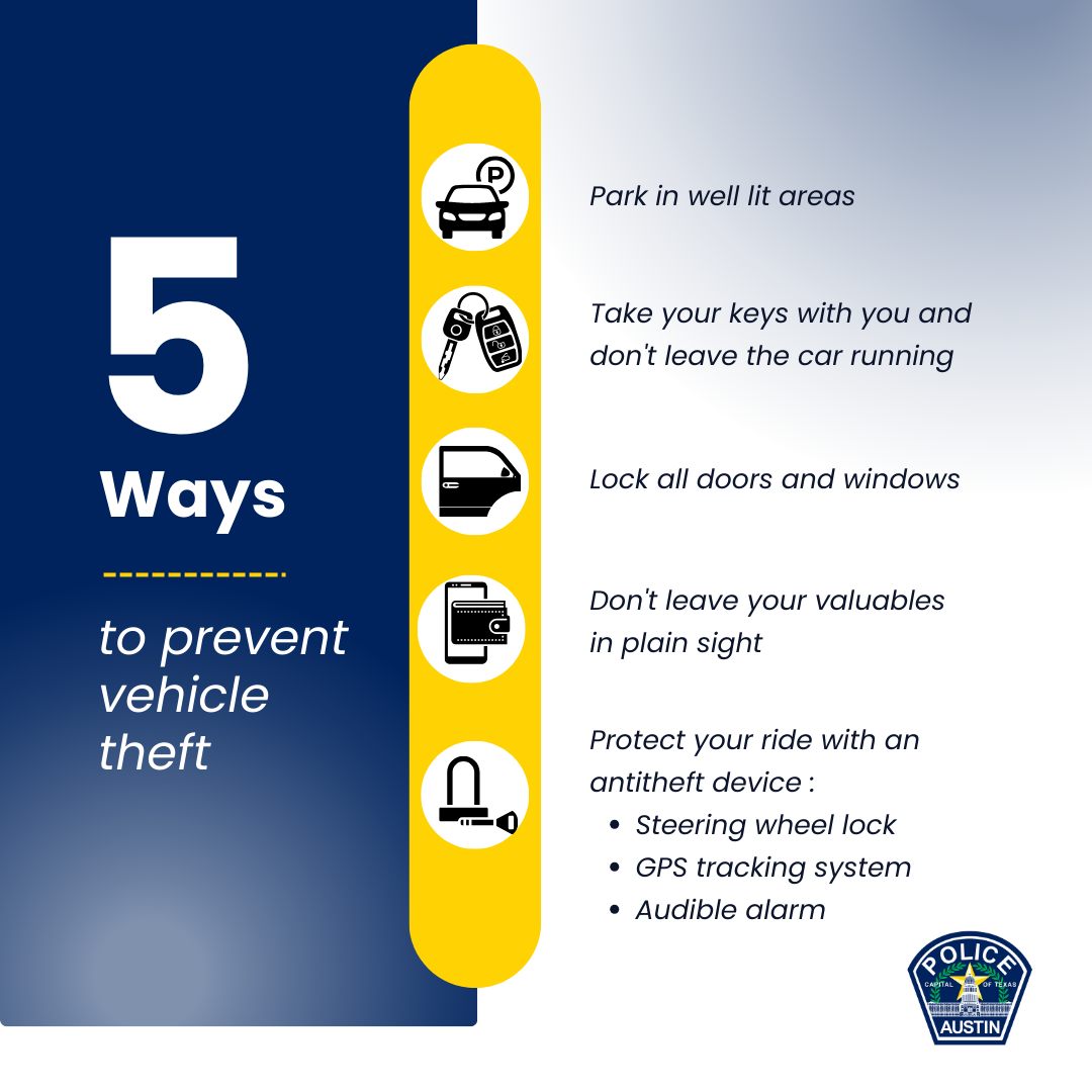 Check out these safety tips from Austin Police Department to keep your ...