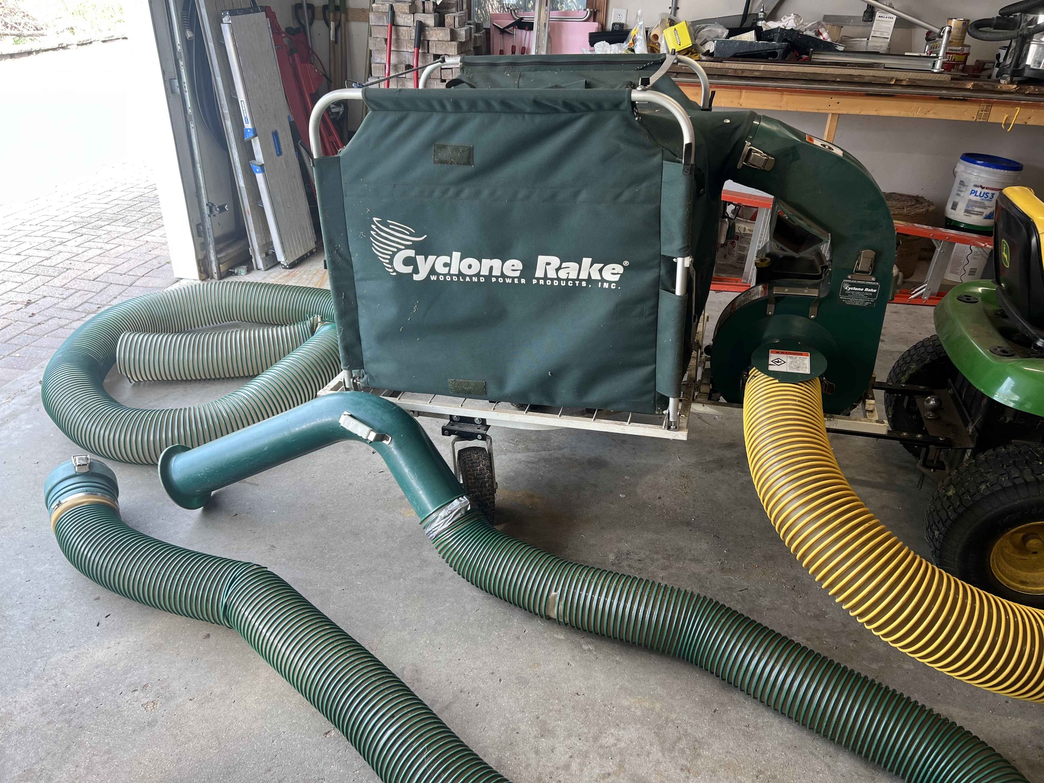 Cyclone Rake lawn vacuum and blower - Leaf Blowers & Vacuums ...