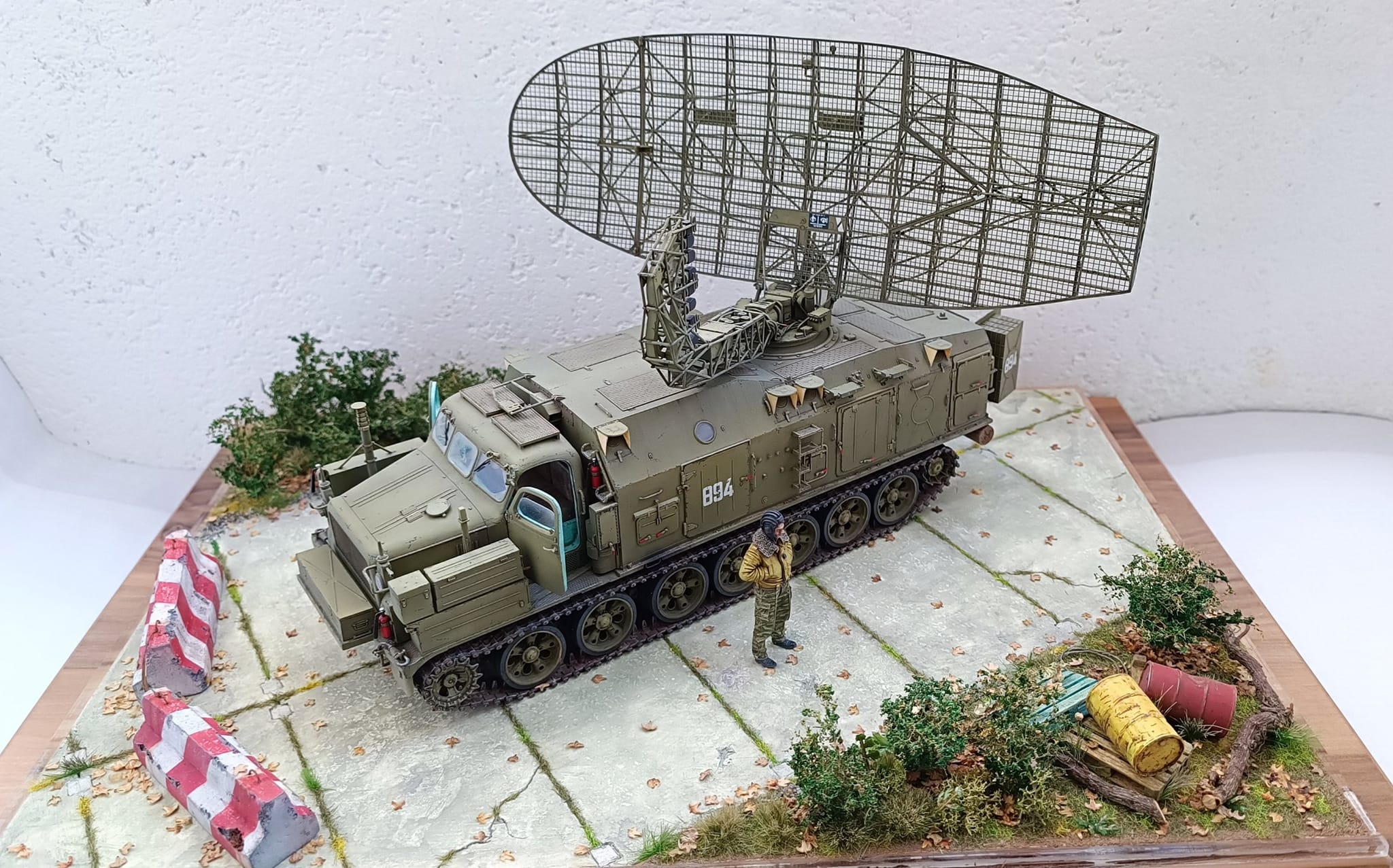 Today I finished the base for the Russian P40-1S12 radar model in