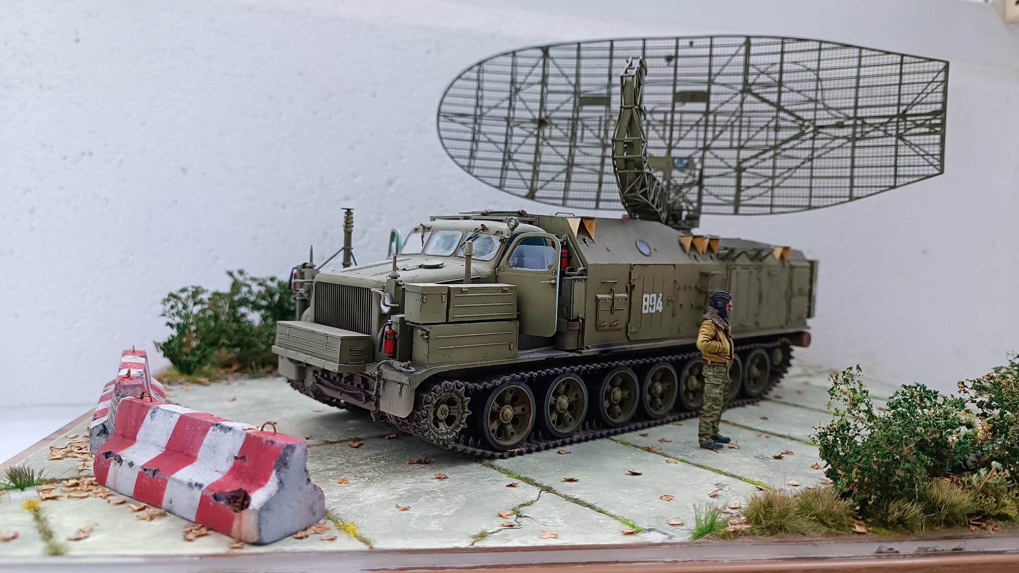 Today I finished the base for the Russian P40-1S12 radar model in