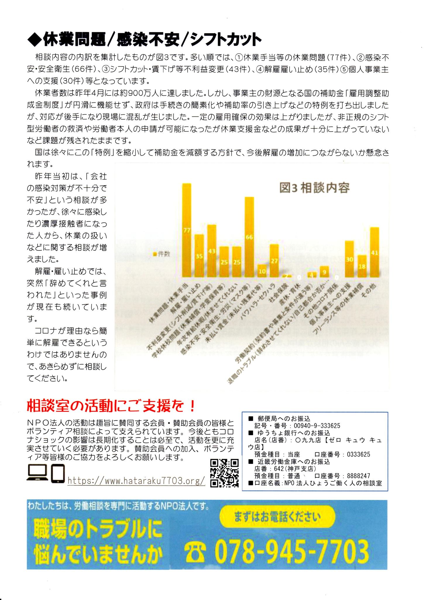 Npo法人 ひょうご働く人の相談室 الصفحة الرئيسية فيسبوك