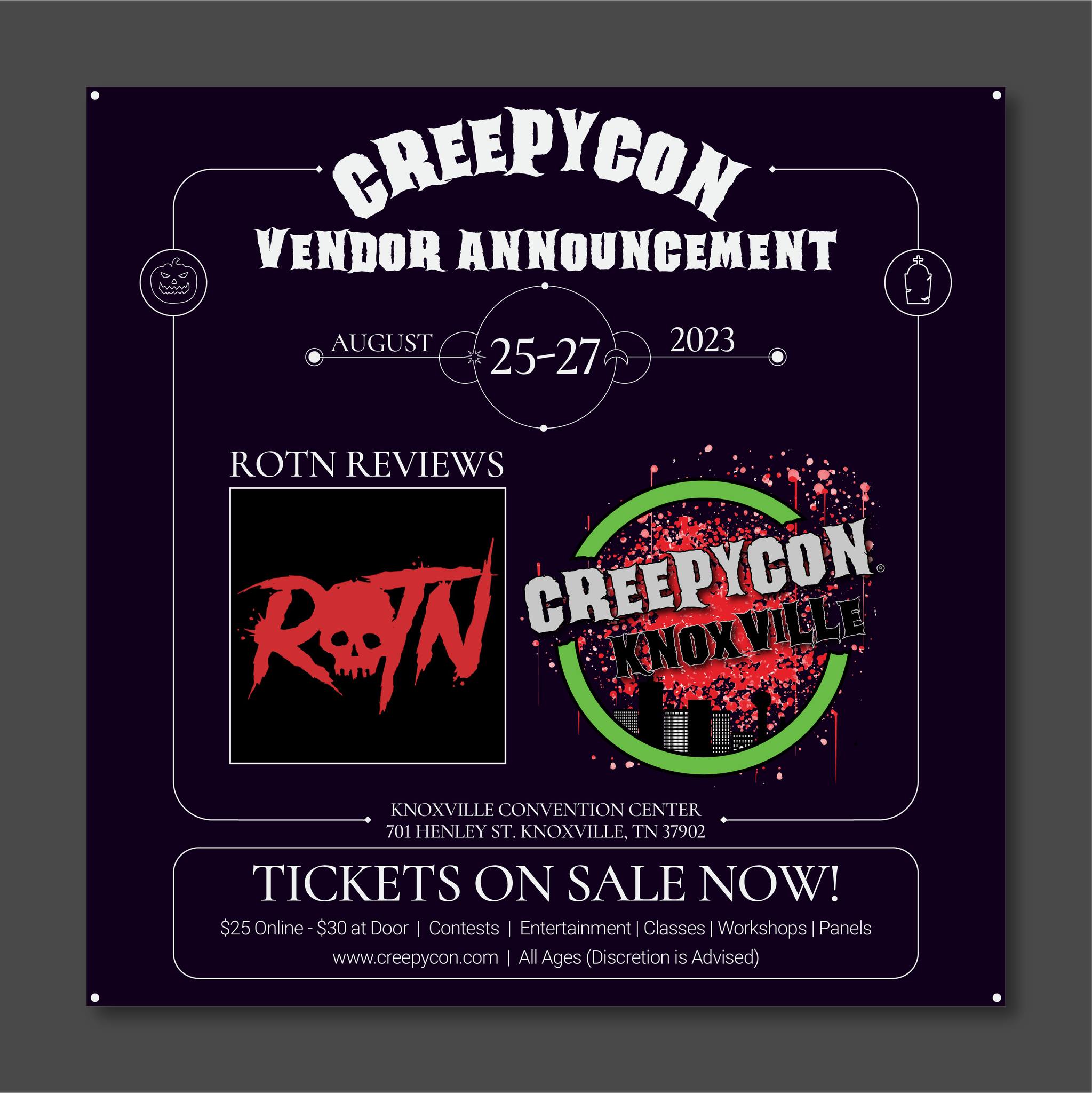 Welcome Rotn... - CreepyCon Halloween & Horror Convention | Facebook